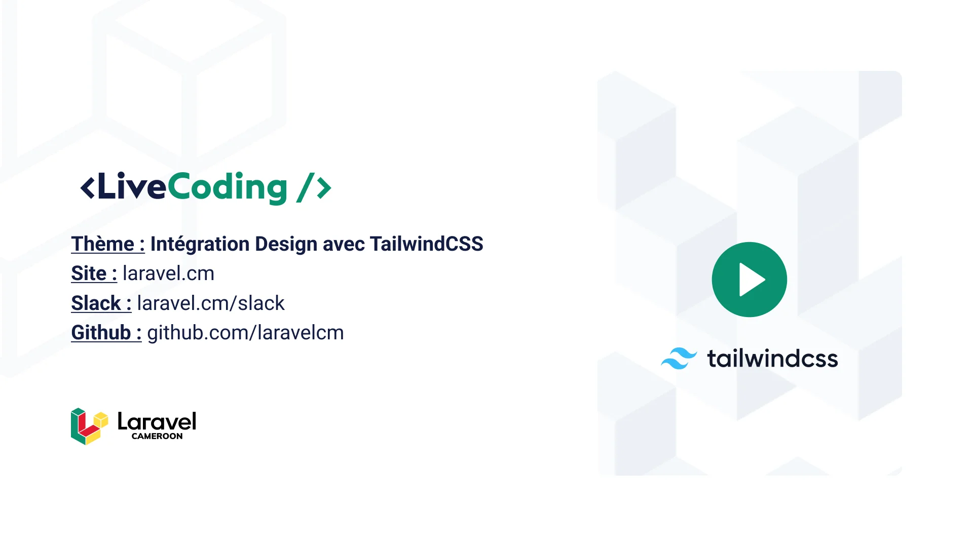 Image d'illustration pour Live Coding - Intégration avec Tailwind css