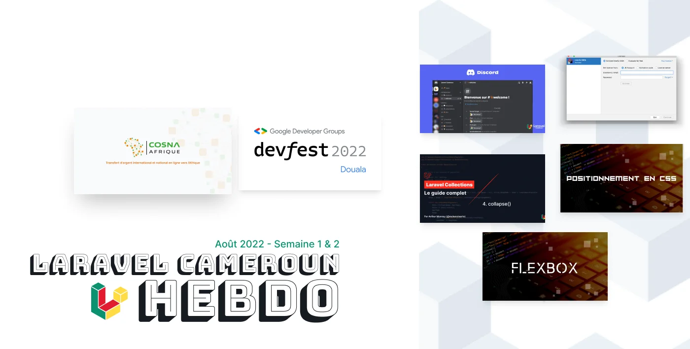 Image d'illustration pour Laravel Cameroun Hebdo / Août - Semaine 2