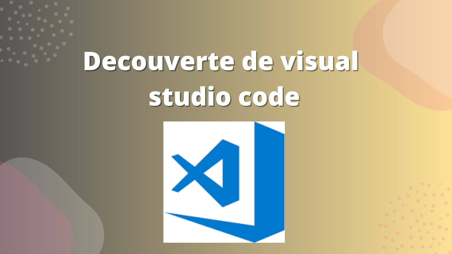 Image d'illustration pour Presentation de l'editeur vs code