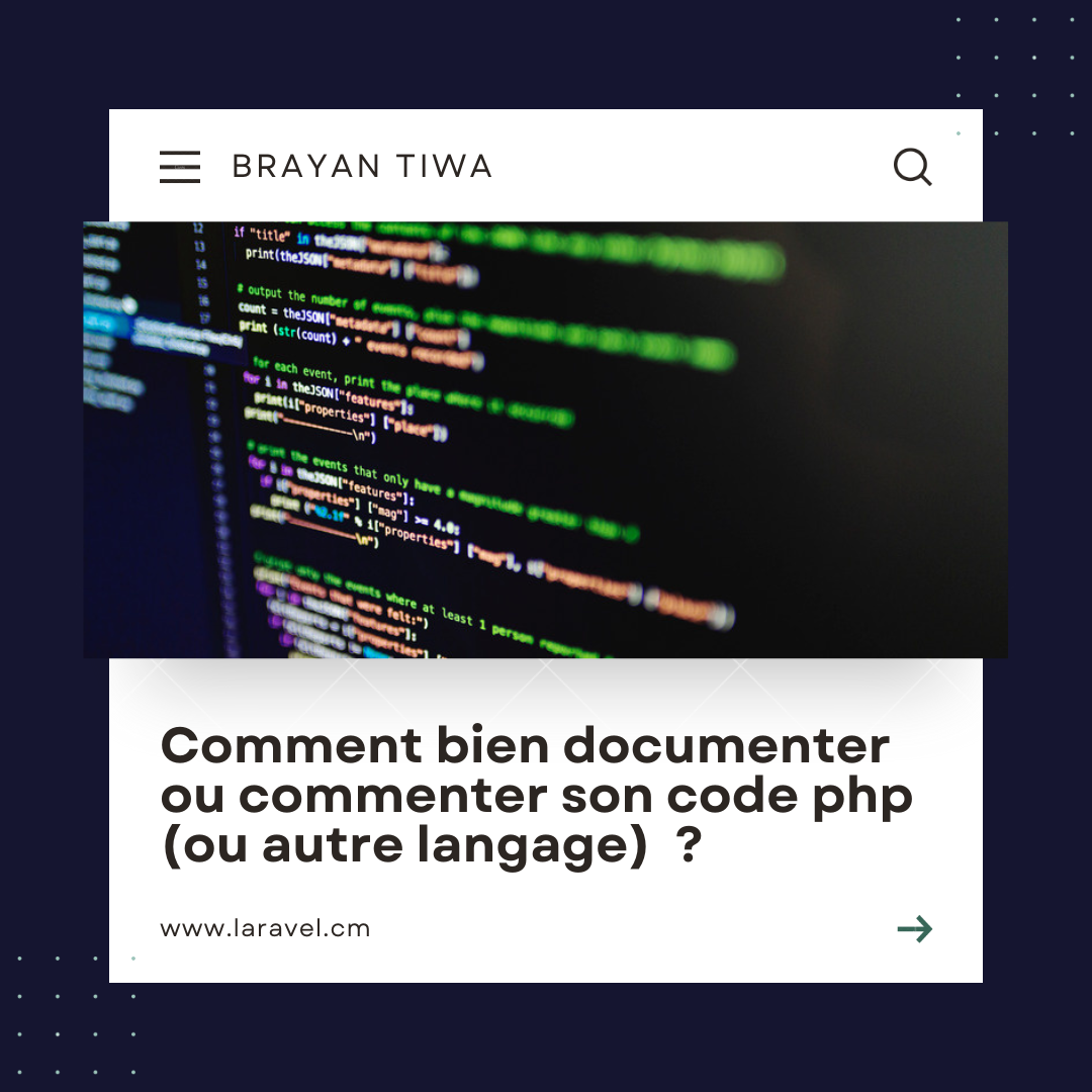 Image d'illustration pour Bien documenter, commenter son code php