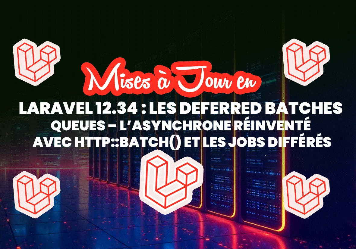 Image d'illustration pour Laravel 12.34 : Les Deferred Batches & Queues – L’Asynchrone Réinventé avec Http::batch() et les Jobs Différés