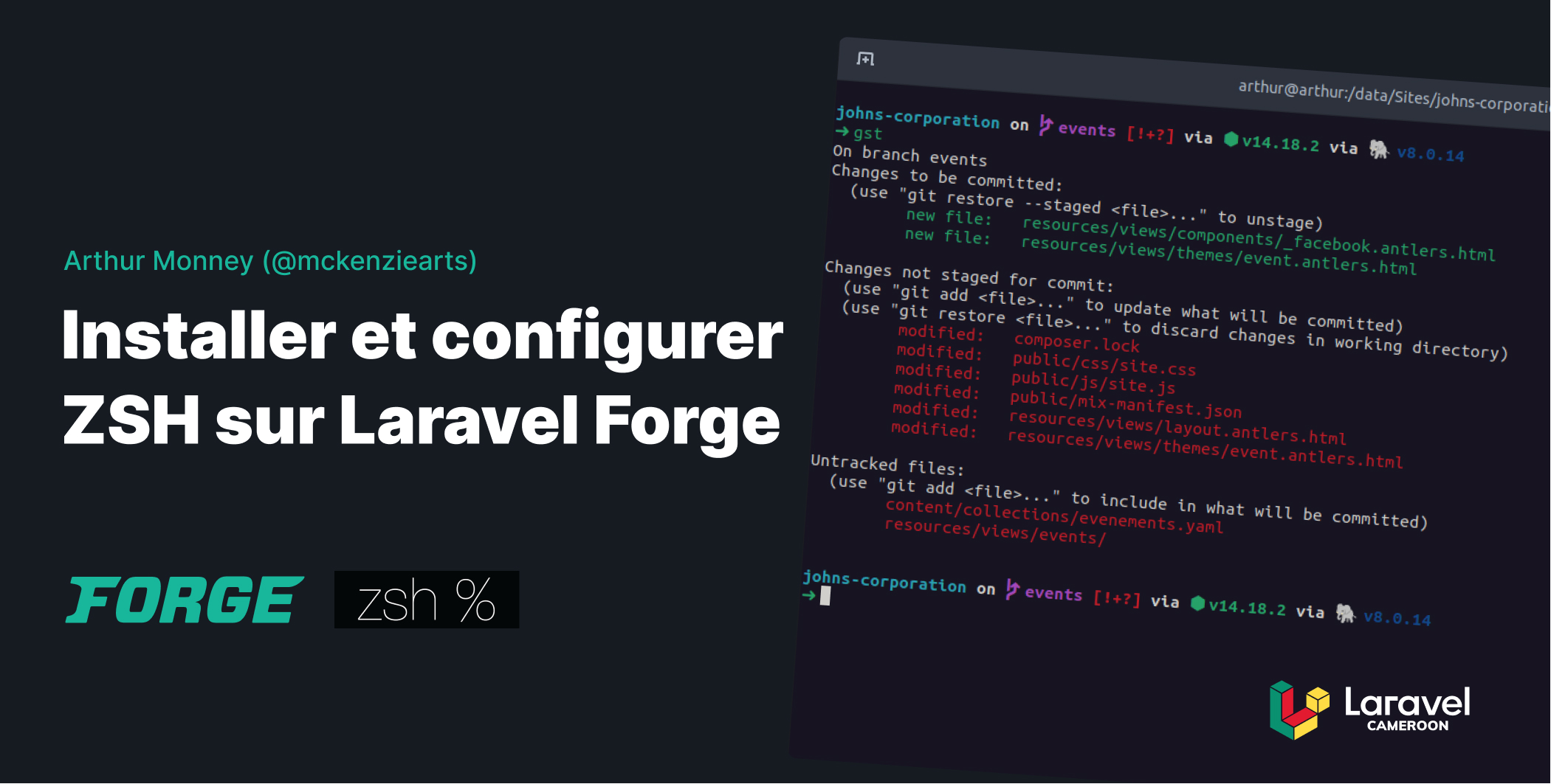 Image d'illustration pour Installer et configurer ZSH sur Laravel Forge