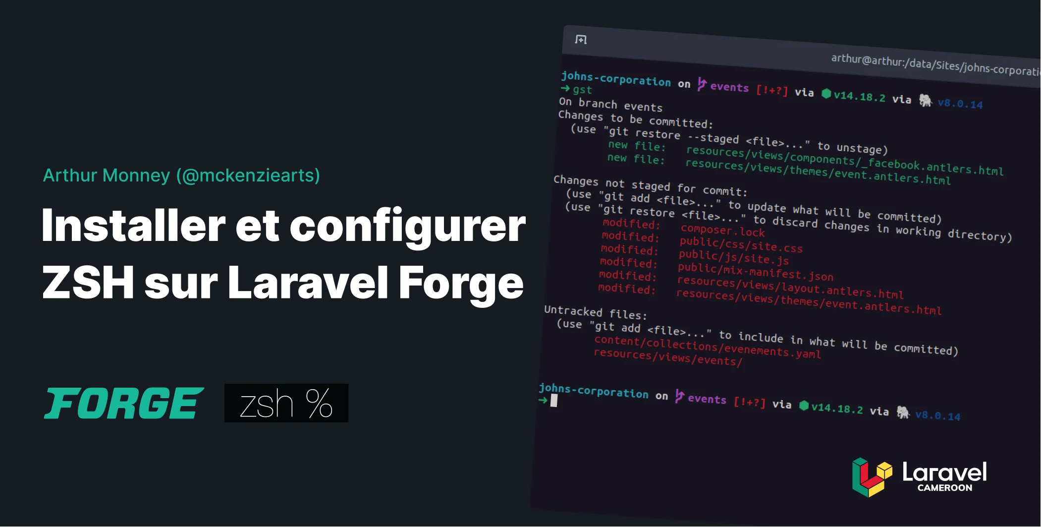 Image d'illustration pour Installer et configurer ZSH sur Laravel Forge